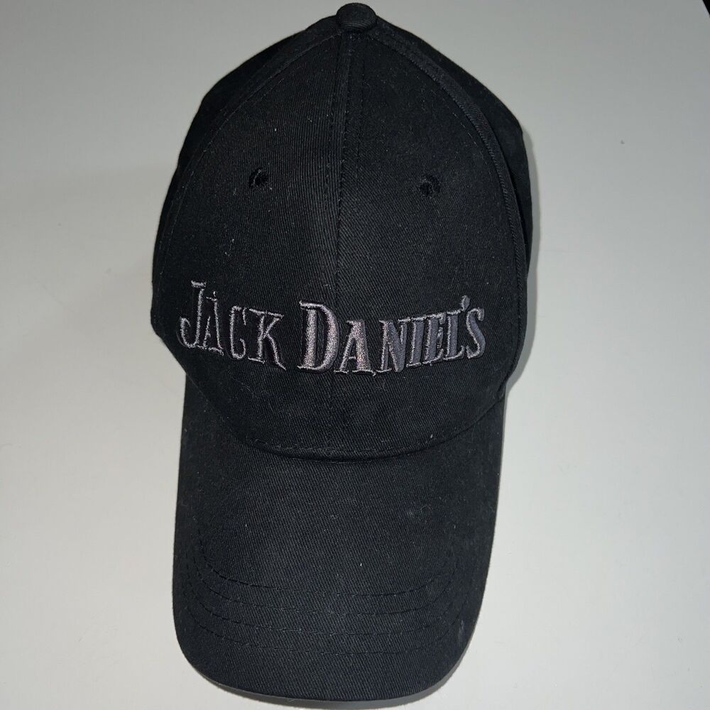 Jack Daniels Hat Old No. 7 Cap - Black, Embroidered, & Adjustable